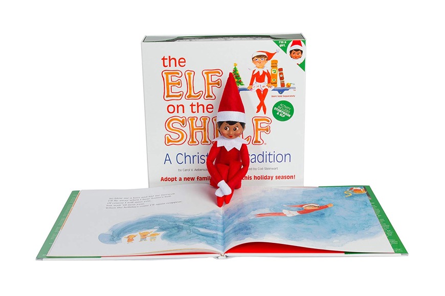 Elf on the Shelf: A Christmas Tradition with book and elf